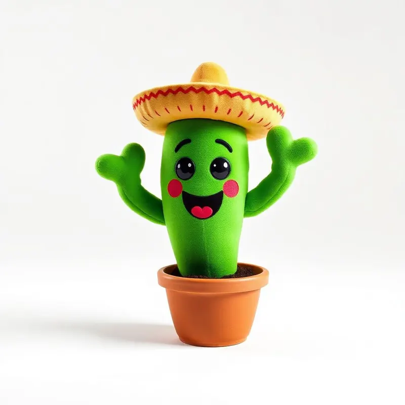 Dancing Cactus Talking Toy (500 Hindi & English Songs)